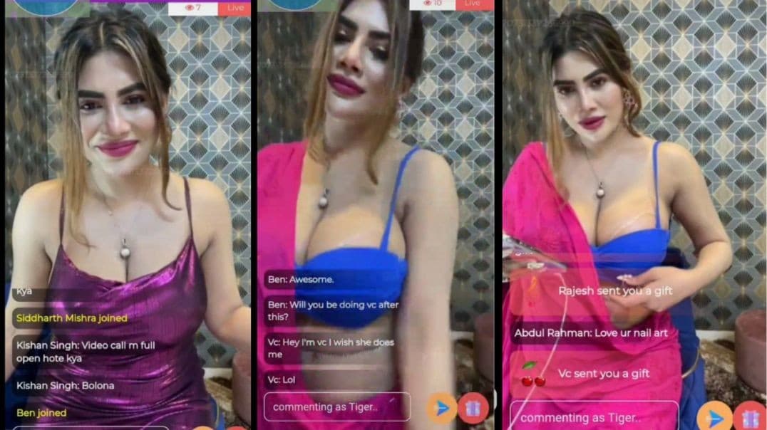 Rivika Mani Bikini Top Premium Live with Big Nipple Patches (Full 16min+)