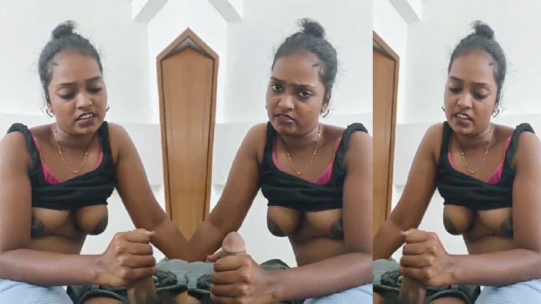 Tamil Horny Babe Giving Handjob and Fucking Dick