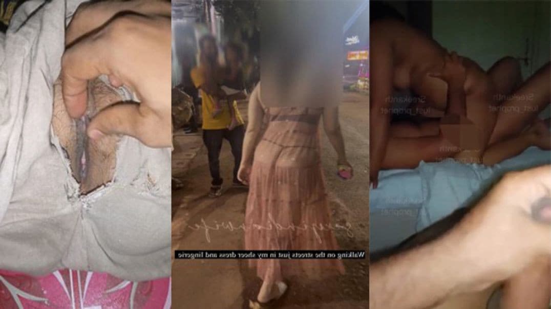 Horny Indian Wife Outdoor Threesome Sex in Goa Dare