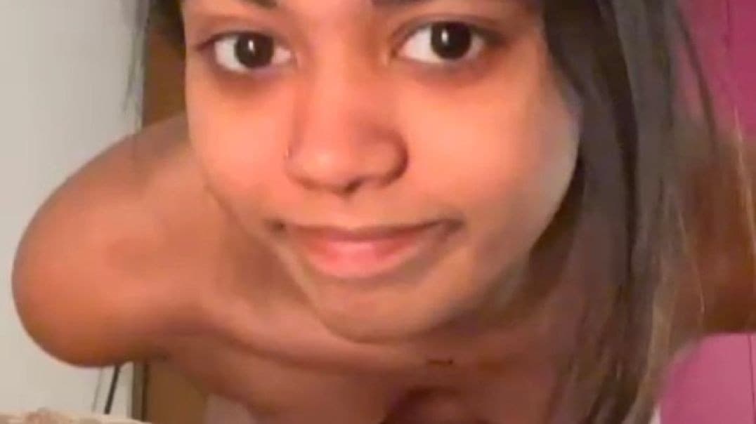 Beautiful Desi Girlfriend Records Herself