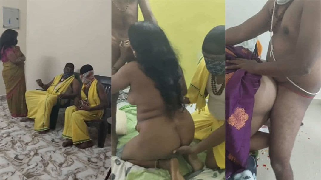 Two Swamijis Fucked Aunty When No One Was Home
