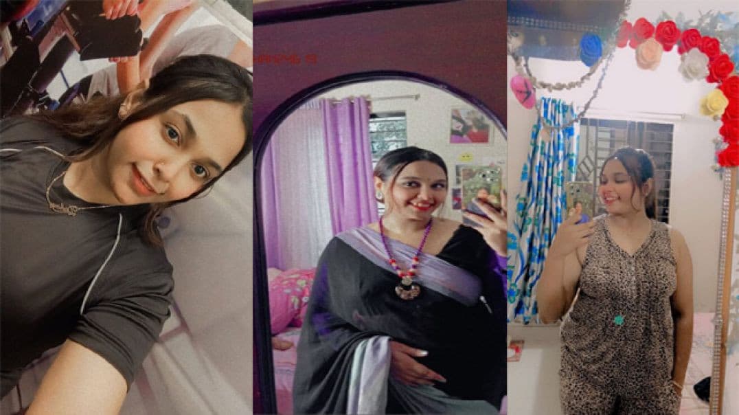 Beautiful Sexy Chubby Girlfriend Shows Off for Her Lover