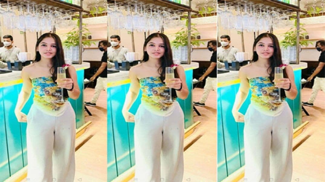 Drinking Sexy Horny Babe