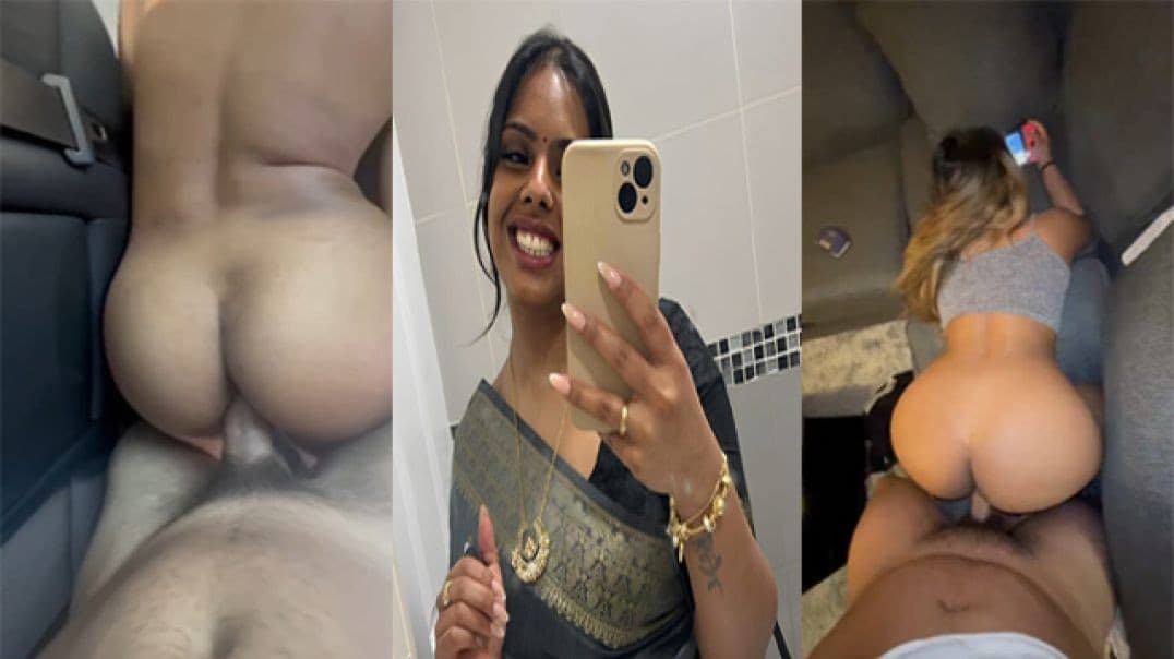 Tamil NRI Wife Giving Blowjob and Getting Fucked in the Car Backseat