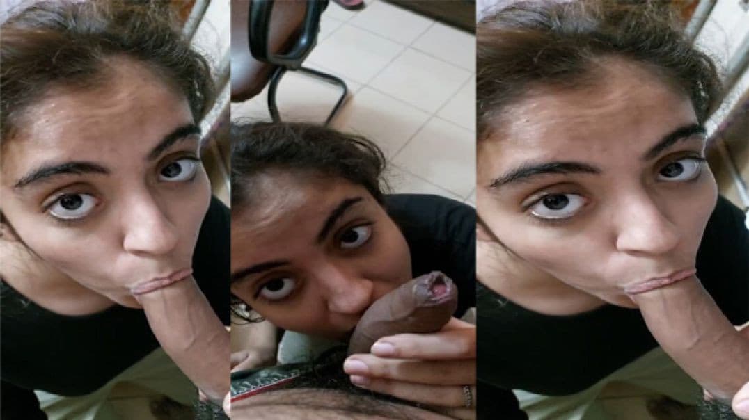 Horny Cute Babe Sucking Dick