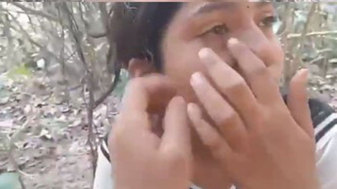 Crying Emotional Girl Fucked Hard by BF Outdoor Sex