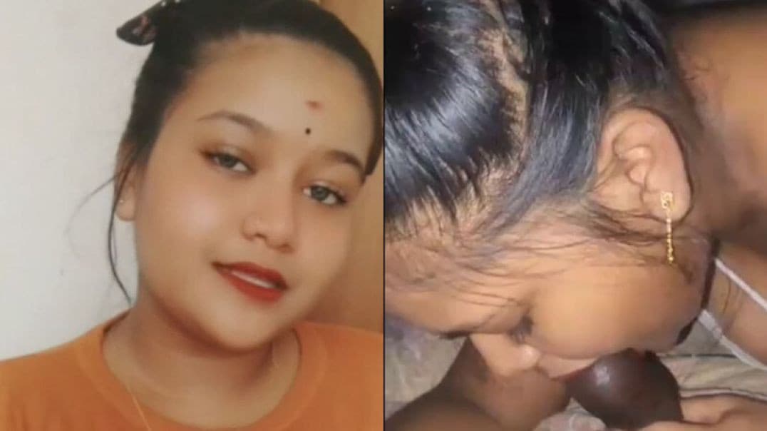 Tamil Girl Blowing Boyfriend and Nude Show