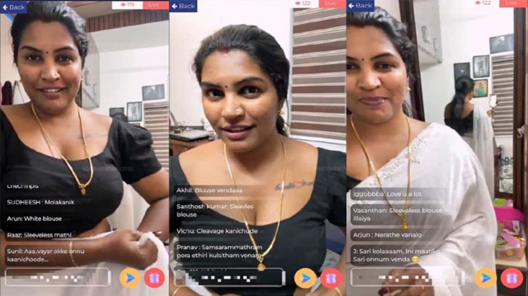 Mallu Makeup Artist Reshma Paid App Live Show
