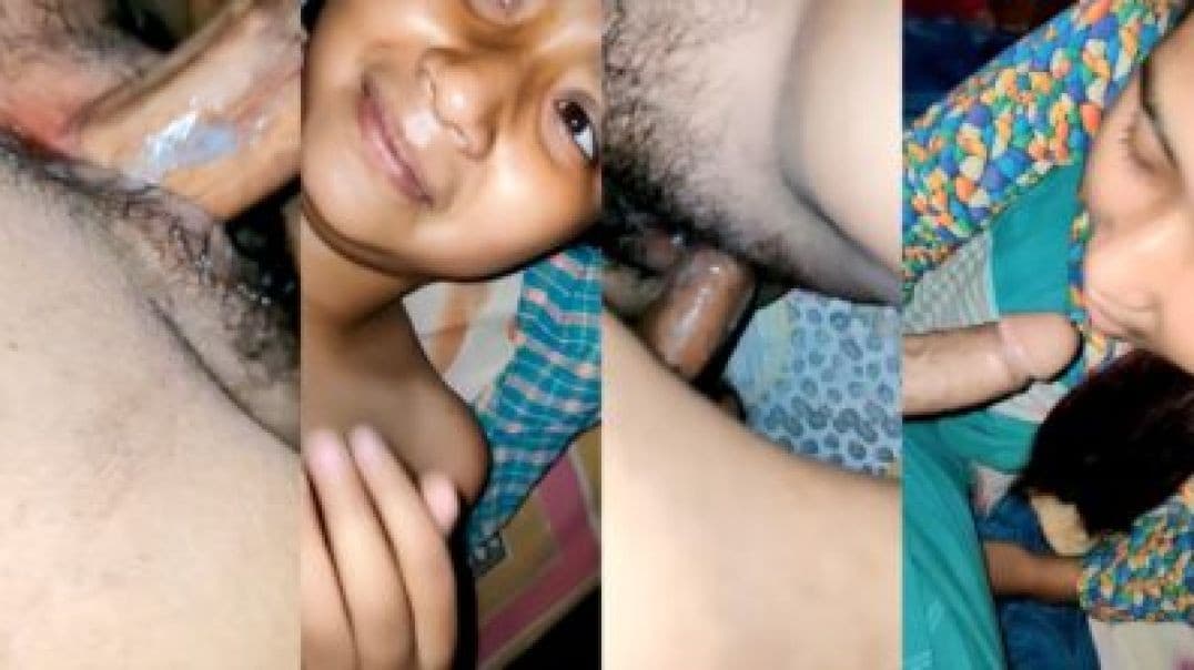 Desi Girlfriend Blowjob and Creamy Pussy Fucking