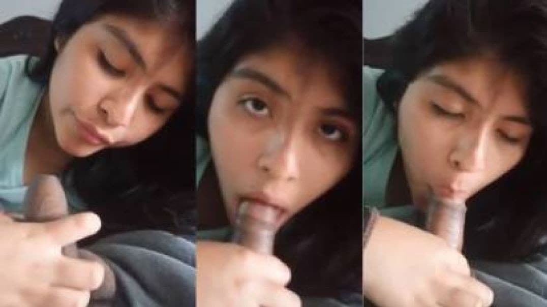 Sexy Assamese Babe Sucks and Strokes for Cum