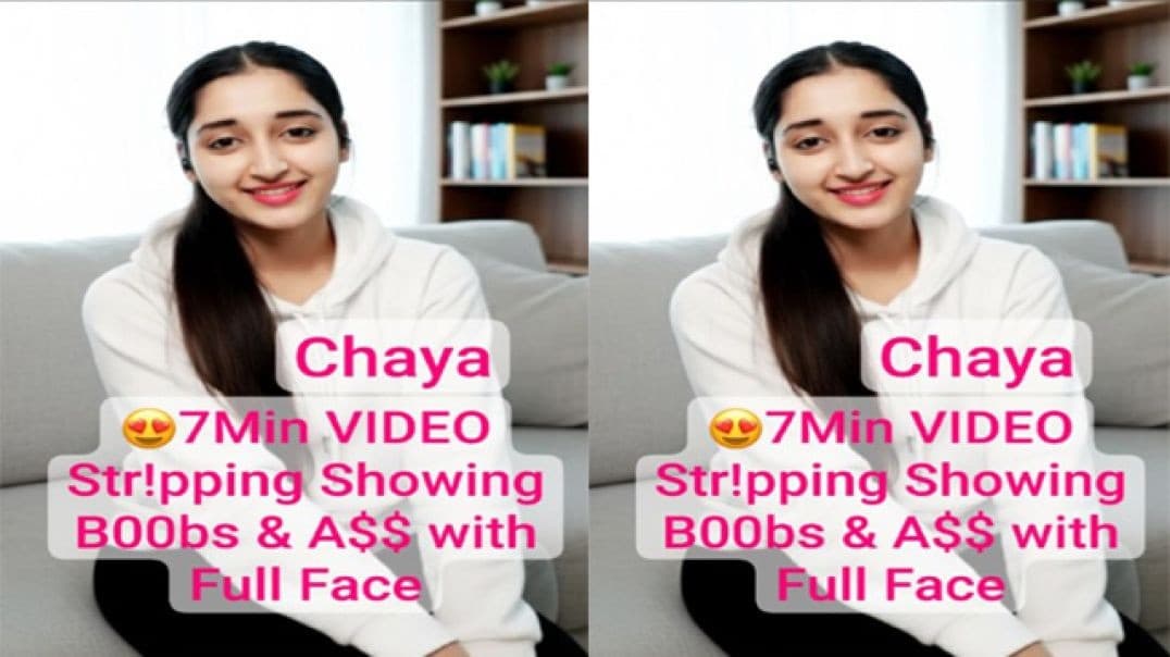 Chaya Instagram Model Private Premium Stripping Showing her Boobs