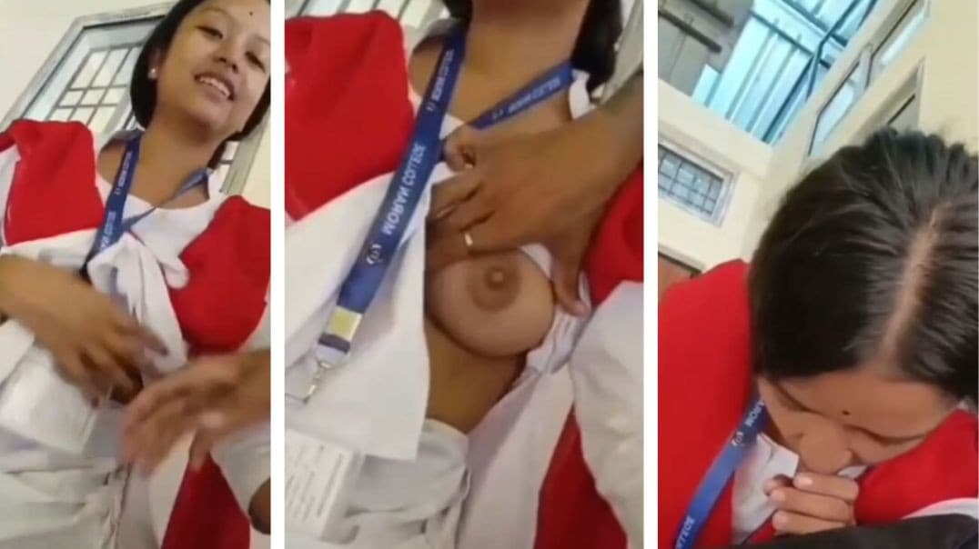 Assamese College Lovers BJ and Boobs Sucking By Lover