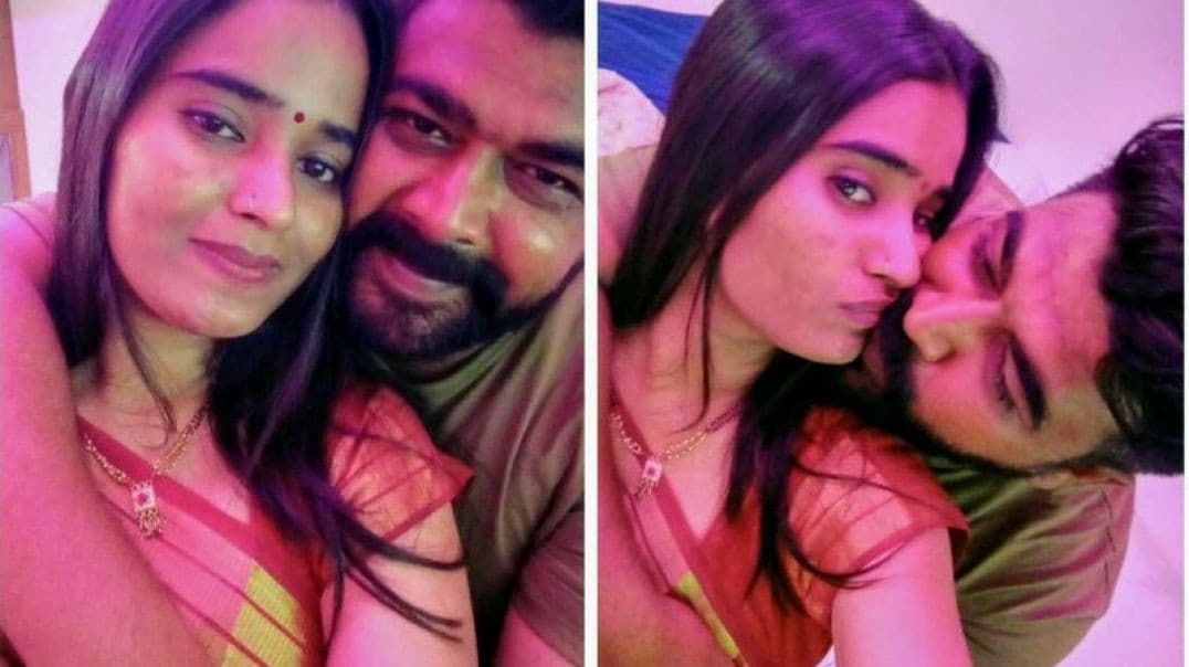 Hot Tamil Couple Fucking at Hotel, Girlfriend Kissing
