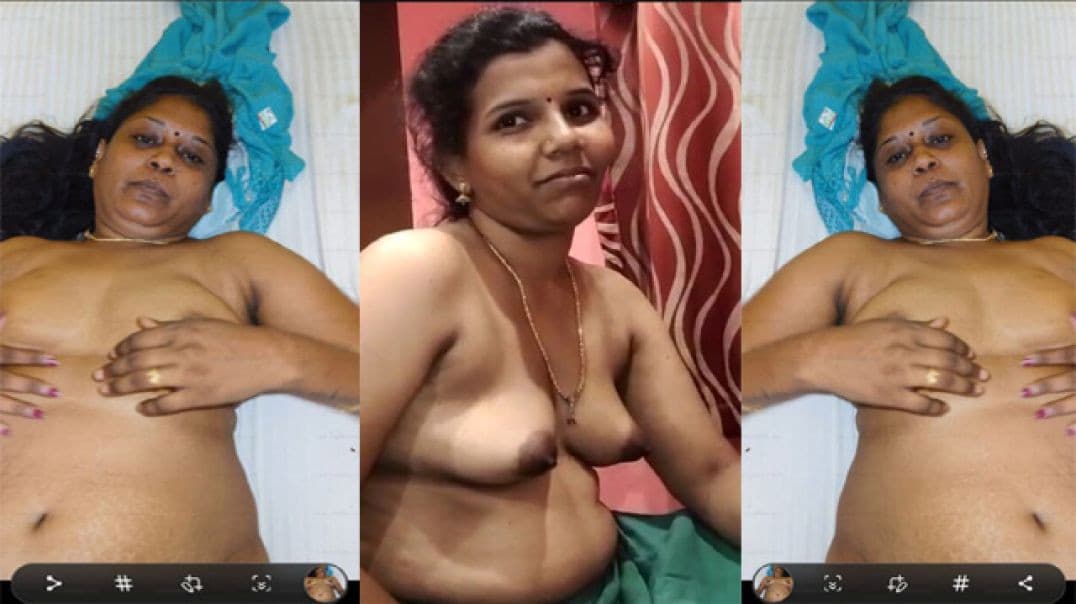 Tamil Aunty Topless Boobs Show Chennai Sathish