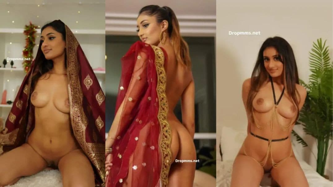 NRI Beautiful Model Full Nude Bondage and Ethnic Dress Nude