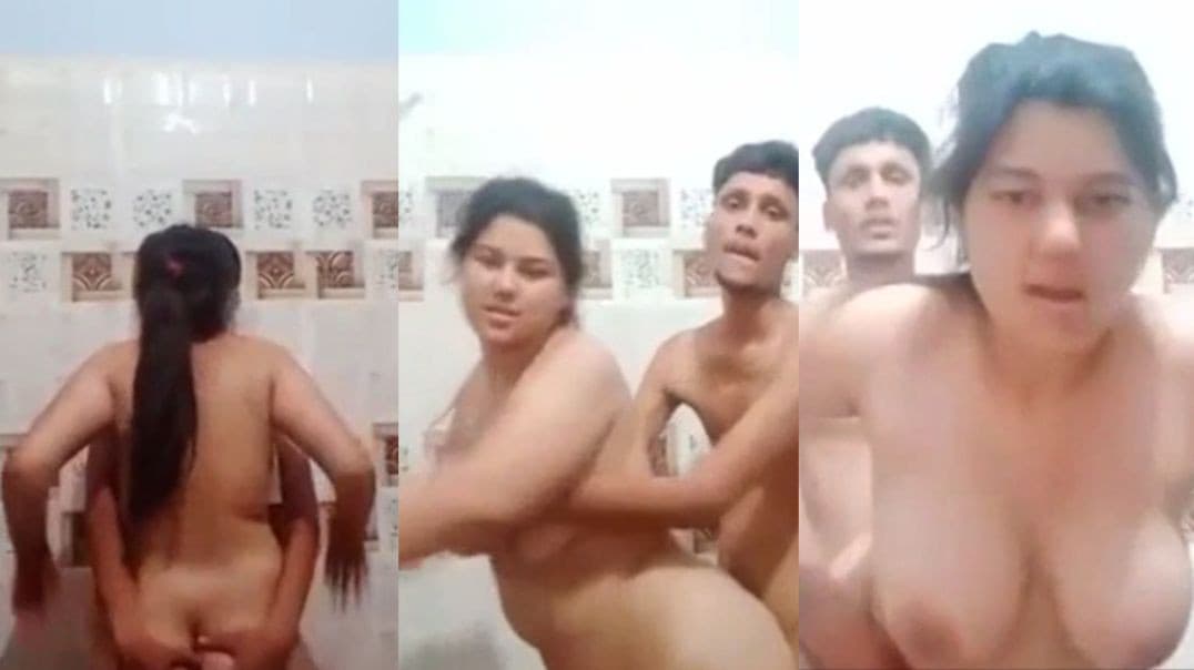 Indian Young Couple Fucking in the Bathroom Scandal