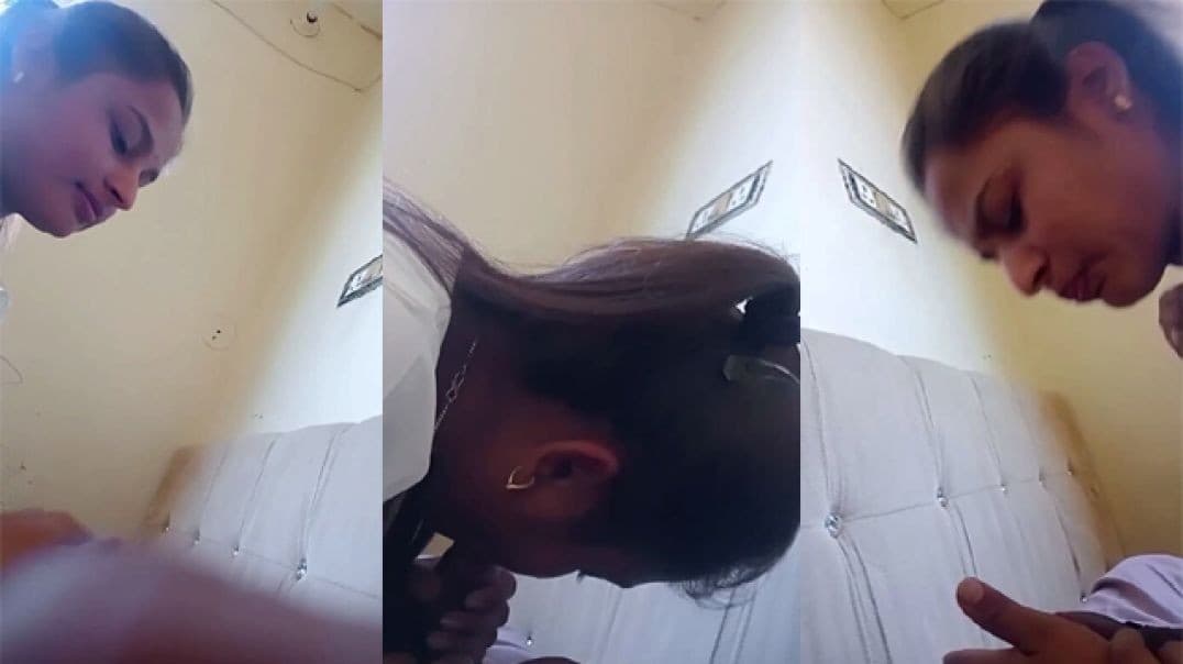 Beautiful Girl Quickly Blowing Her Cousin