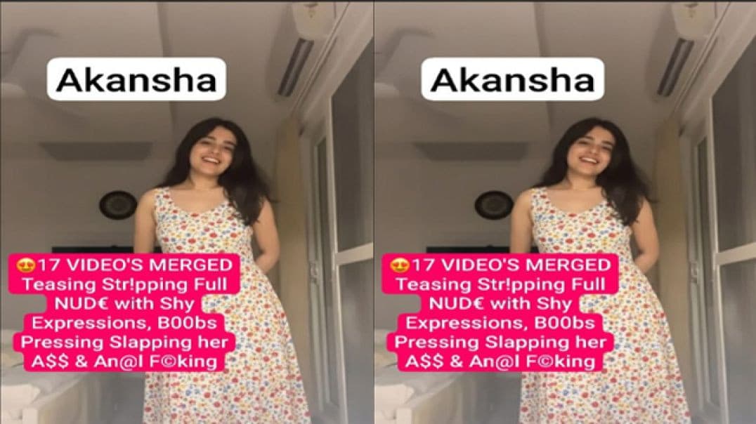 Desi NRI Girl Viral Teasing Stripping with Boobs Pressing and Ass Slapping