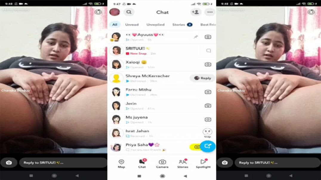 Beautiful Horny Chubby GF Nude Fingering