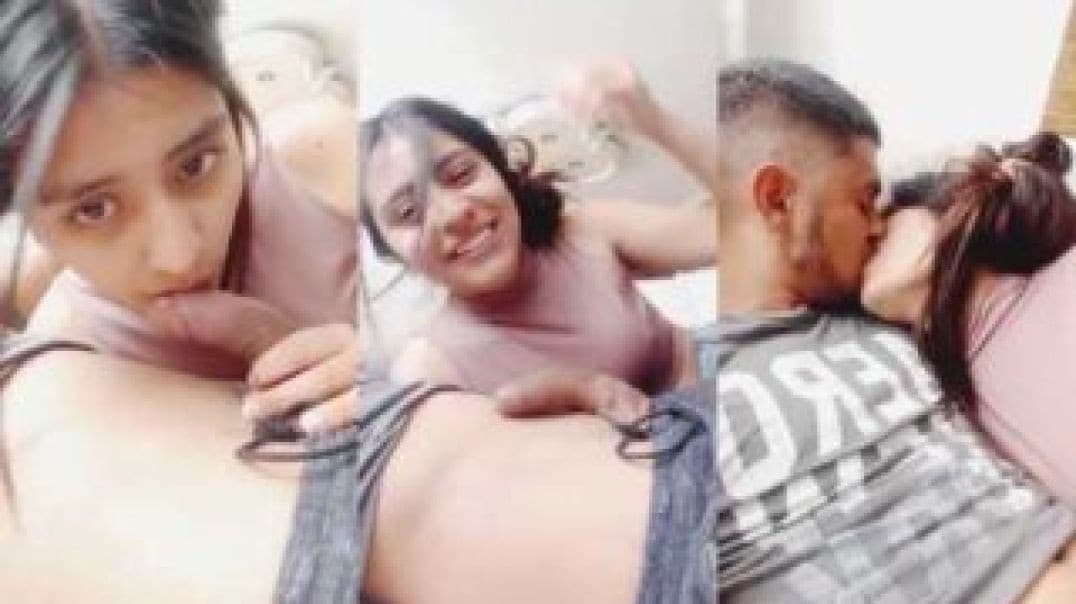 Desi XXX of a Cute Girl Sucking Her Lover's Dick