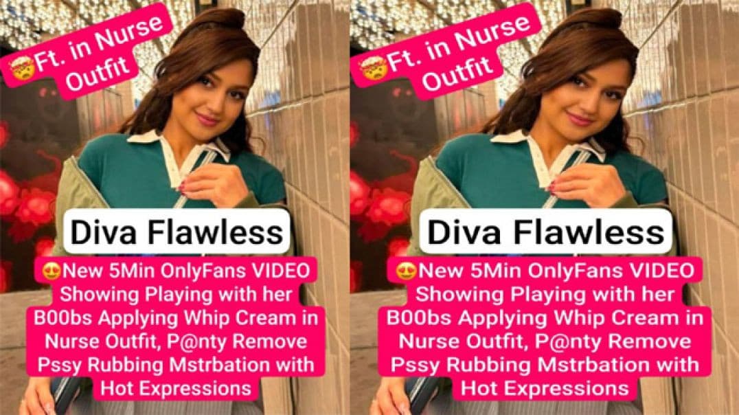 Nurse Outfit & Panty Remove Pussy Rubbing Masturbation Video