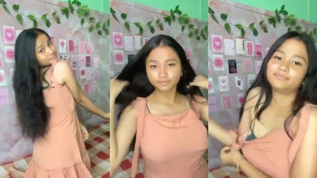 Beautiful Cute Shy Girl Shows Off Her Perfect Boobs, Ass, and Pussy