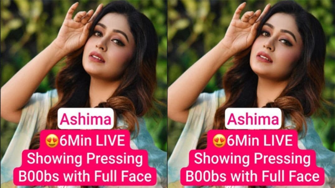 Beautiful Model ASHIMA Latest Exclusive Premium Live – Showing & Pressing Boobs with Full Face