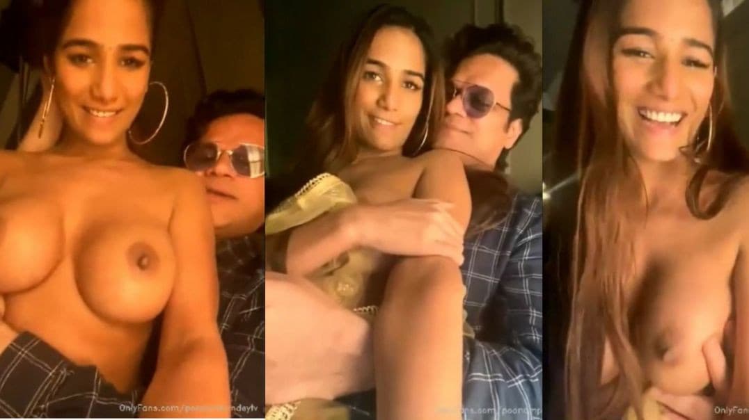 Poonam Pandey OnlyFans Live Full NUDE Pussy Rubbing Gets Grabbed by Her Husband from Behind